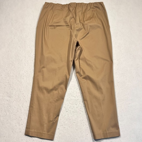 J Jill Chino Pants Khakis Elastic Waist Front Pockets Casual Women's 18 38x28 - Picture 12 of 14